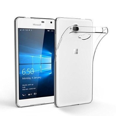 Силиконови гърбове Силиконови гърбове за Microsoft Силиконов гръб ТПУ ултра тънък за Microsoft Lumia 650 кристално прозрачен